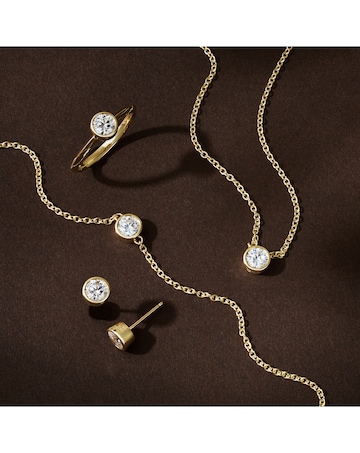 Clogau Celebration 9ct Solid Gold Necklace with 0.5ct Lab-Grown Diamond