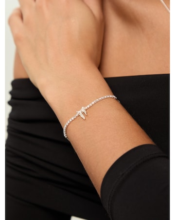 Jon Richard Silver Plated and Pave Bow Trio Set - Gift Box