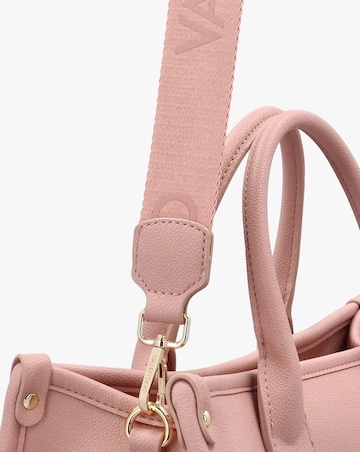 Valentino Bags Foxy Pink Debossed Logo Shopper Bag