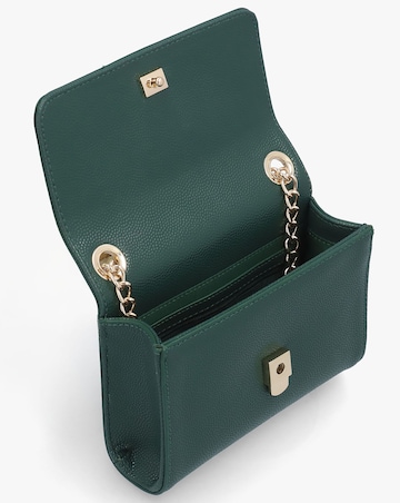 Valentino Bags Divina Green Pebbled Shoulder Bag