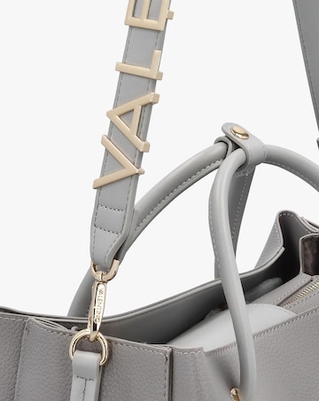 Valentino Bags Alexia Grey Logo Strap Tote Bag