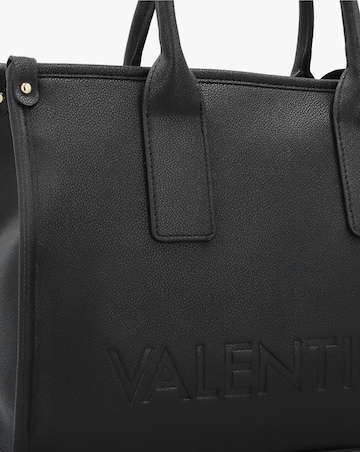 Valentino Bags Foxy Black Debossed Logo Shopper Bag