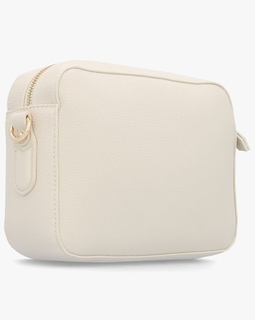 Valentino Bags Brixton II Ecru Pebbled Camera Bag
