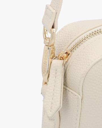 Valentino Bags Brixton II Ecru Pebbled Camera Bag
