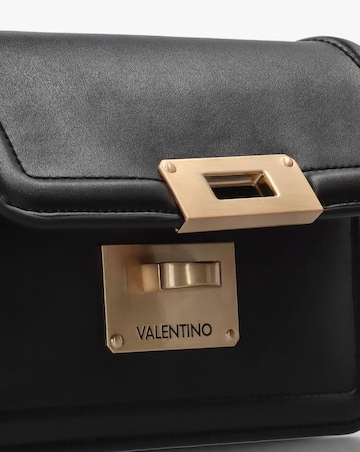 Valentino Bags Floren Black Turn Lock Cross-Body Bag