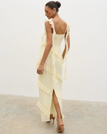 Pretty Lavish Rue Ruffle Maxi Dress