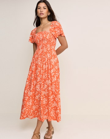 NOBODY'S CHILD BELLA MIDI DRESS