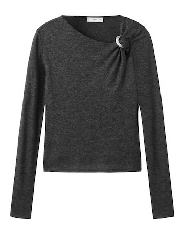 Mango Metal Detail T-Shirt