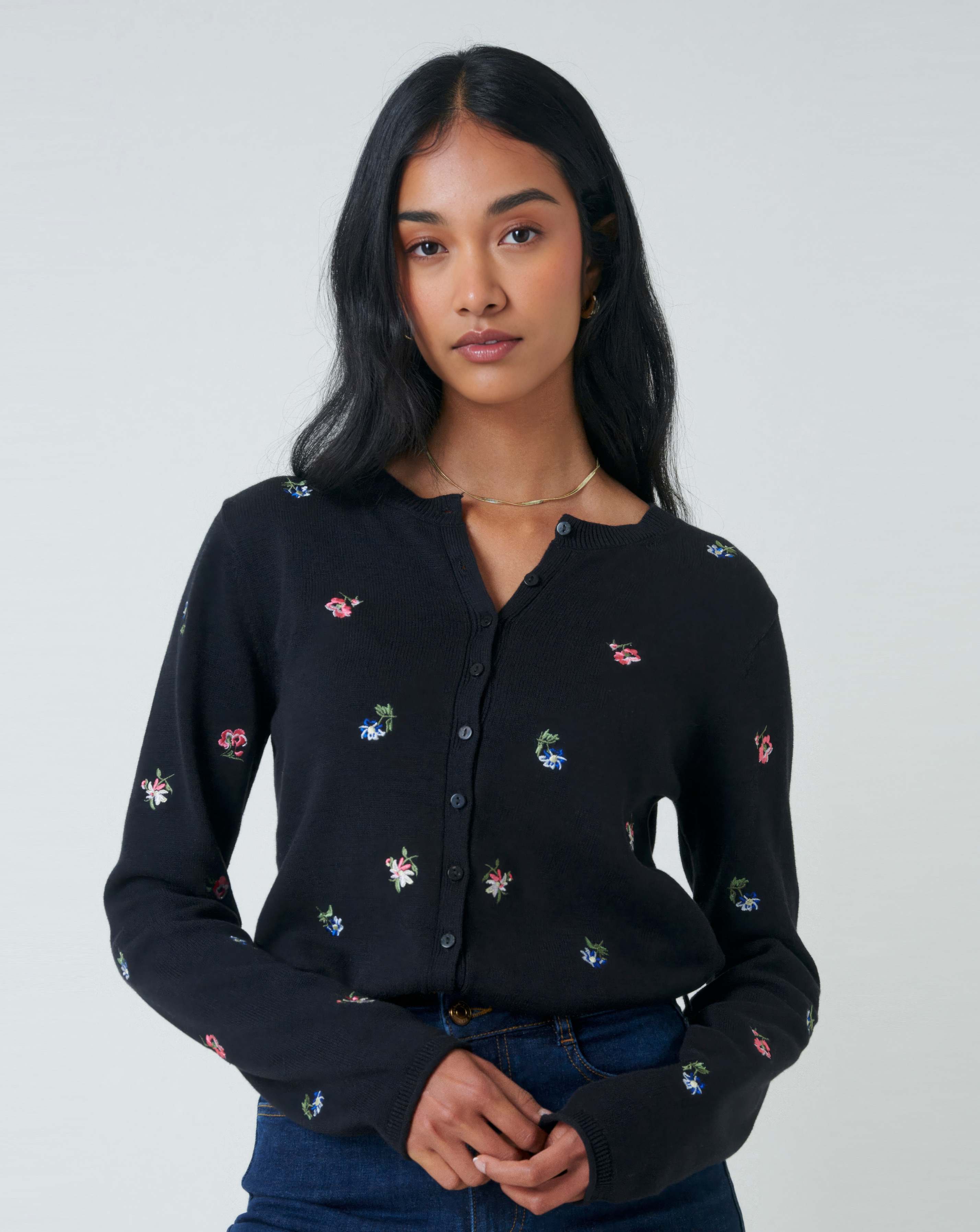 NC Embroidered Cardigan