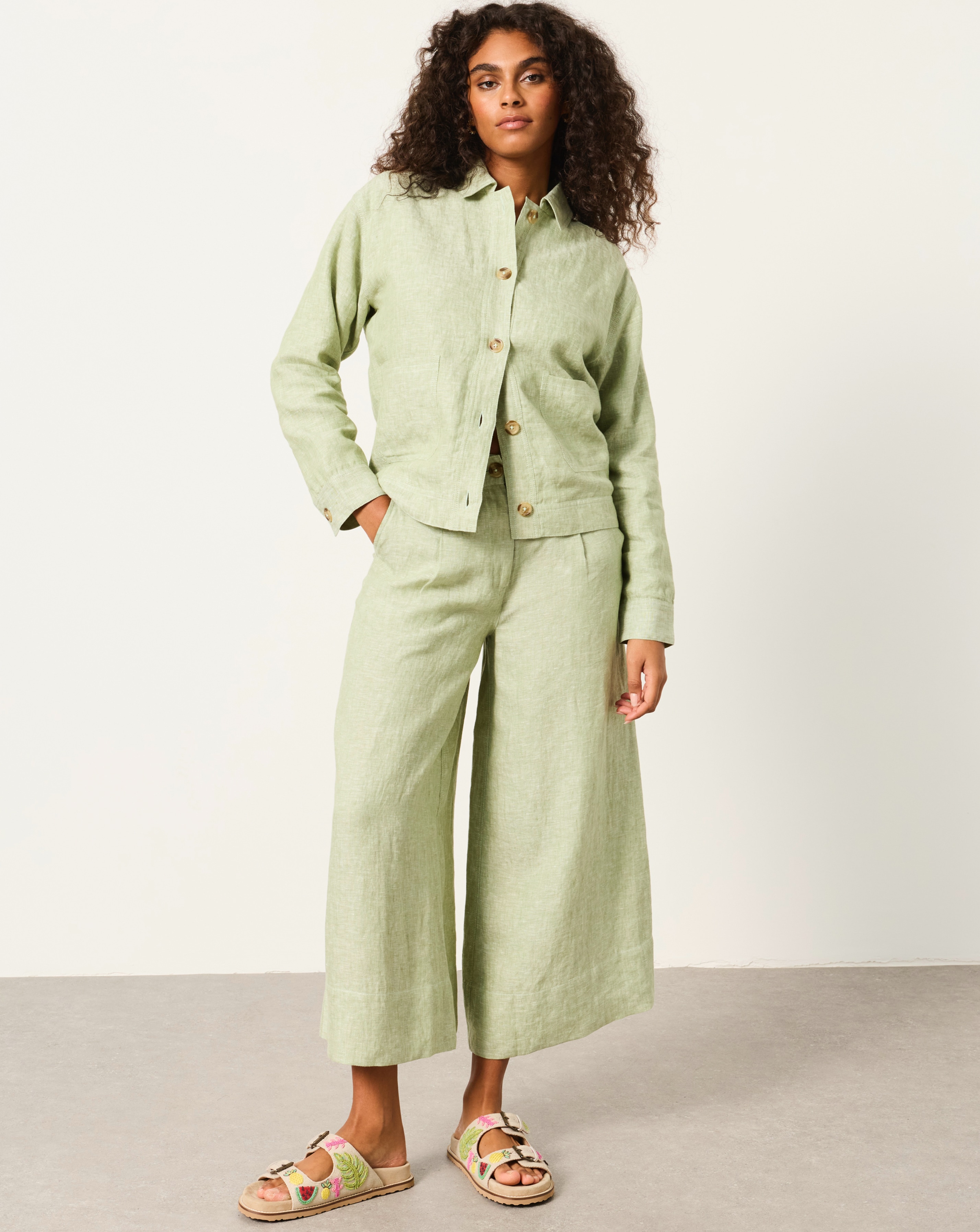 FatFace Darcy Linen Jacket