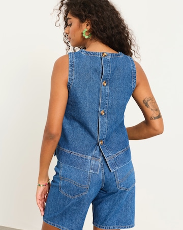 FatFace Dara Denim Blouse