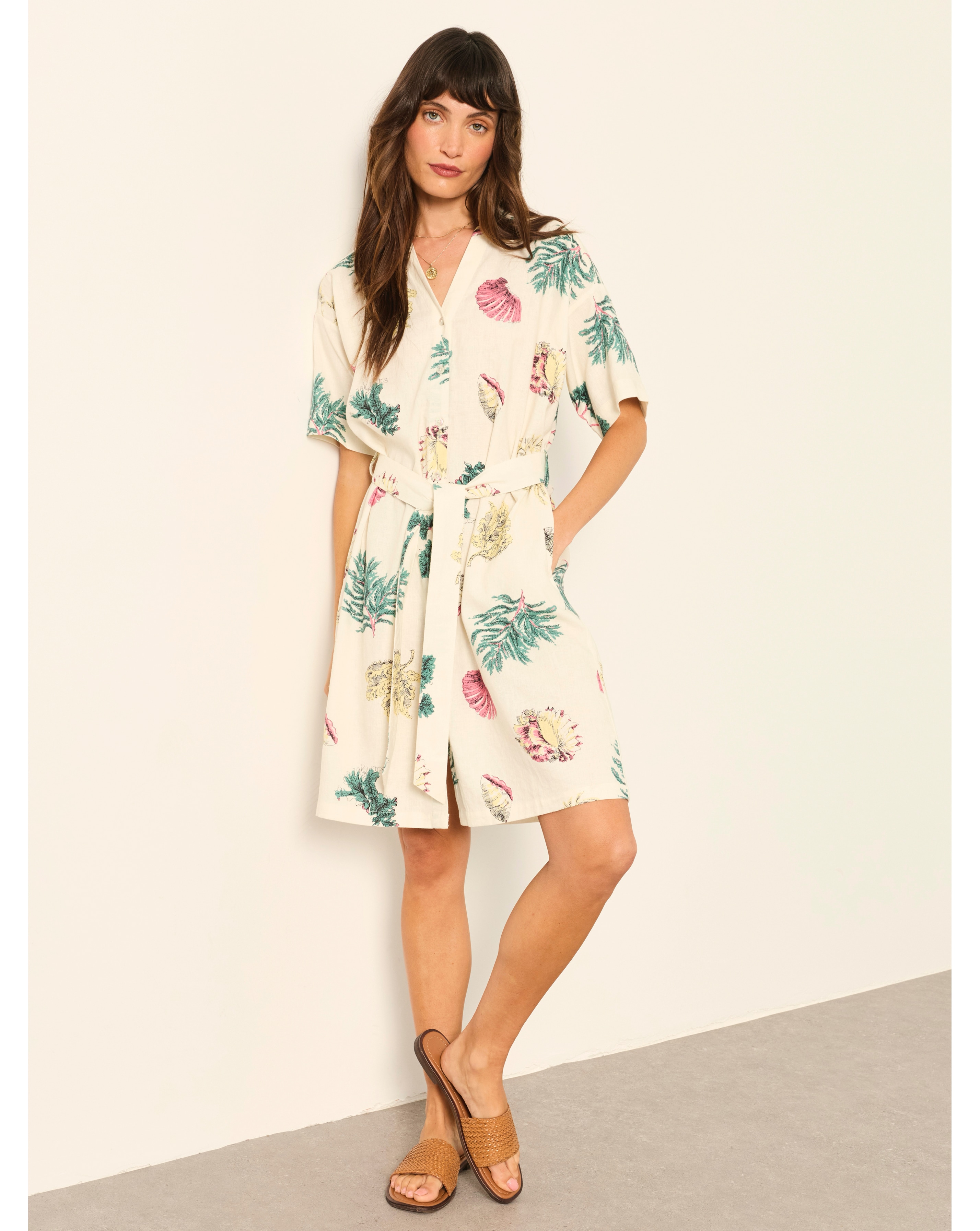FatFace Cleo Shell Shirt Dress