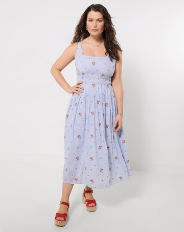 Joe Browns Penny Ditsy Print Stripe Dress