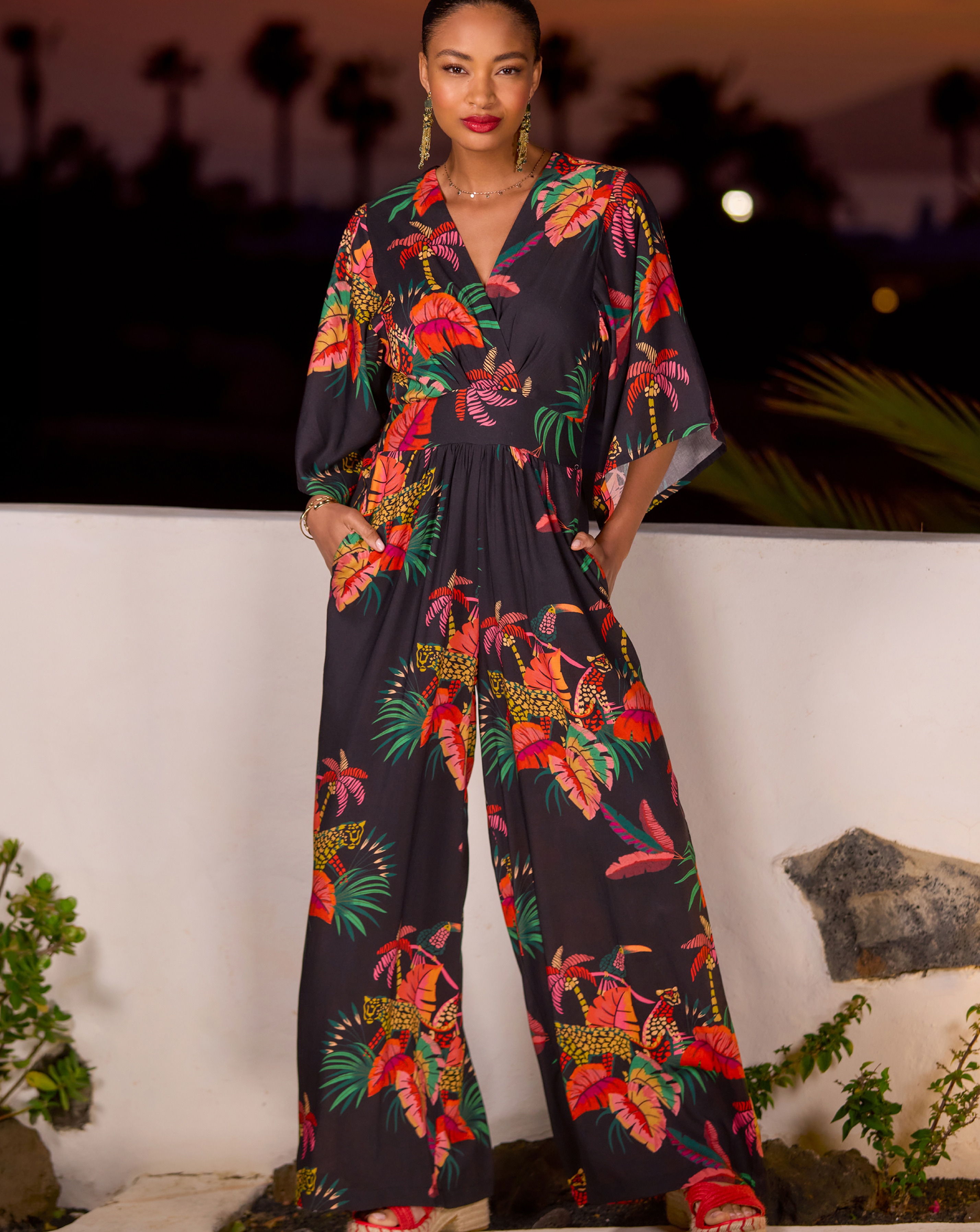 New In - Tropical Paradise Jumpsuit
