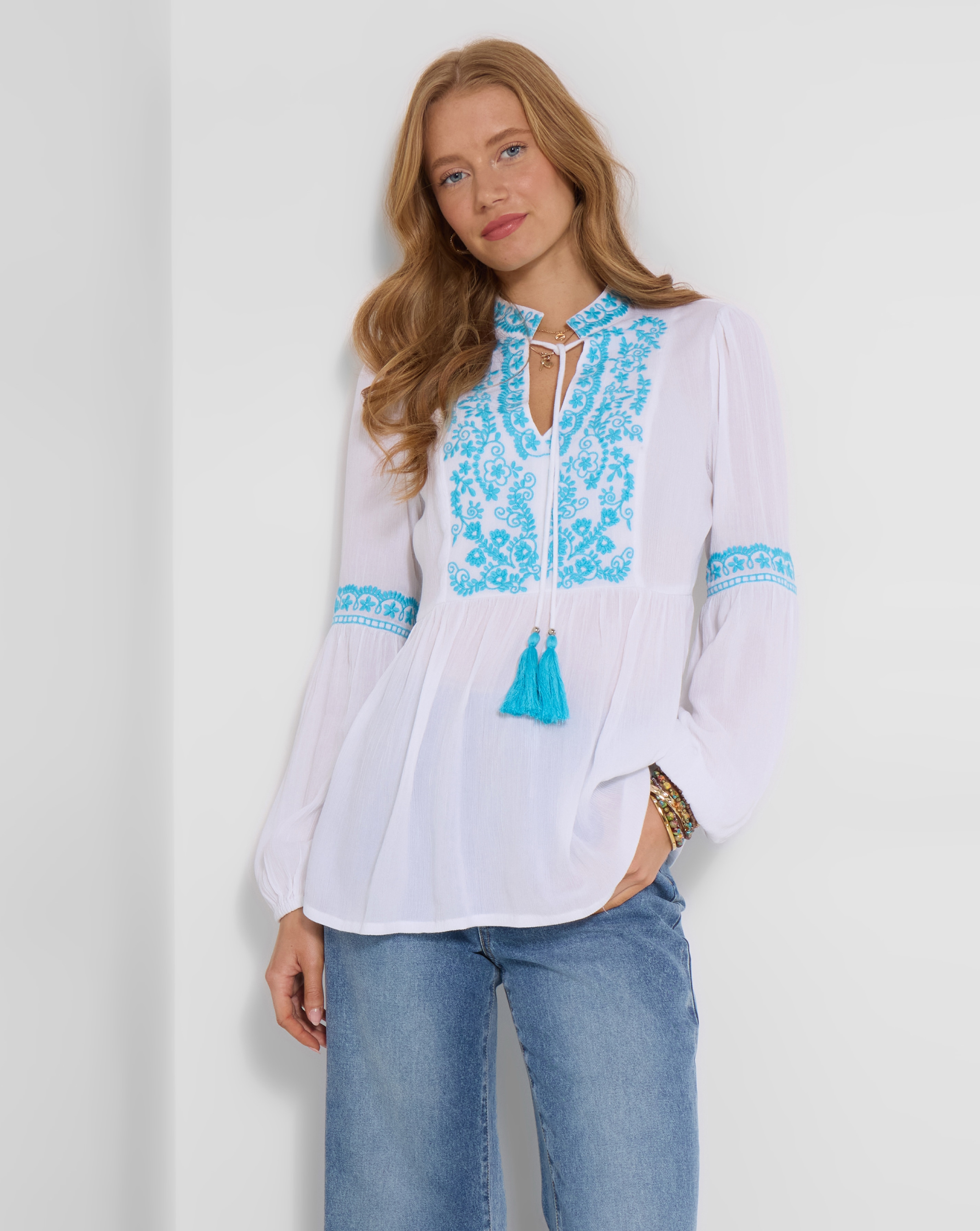 New In - Favourite Embroidered Tunic Top