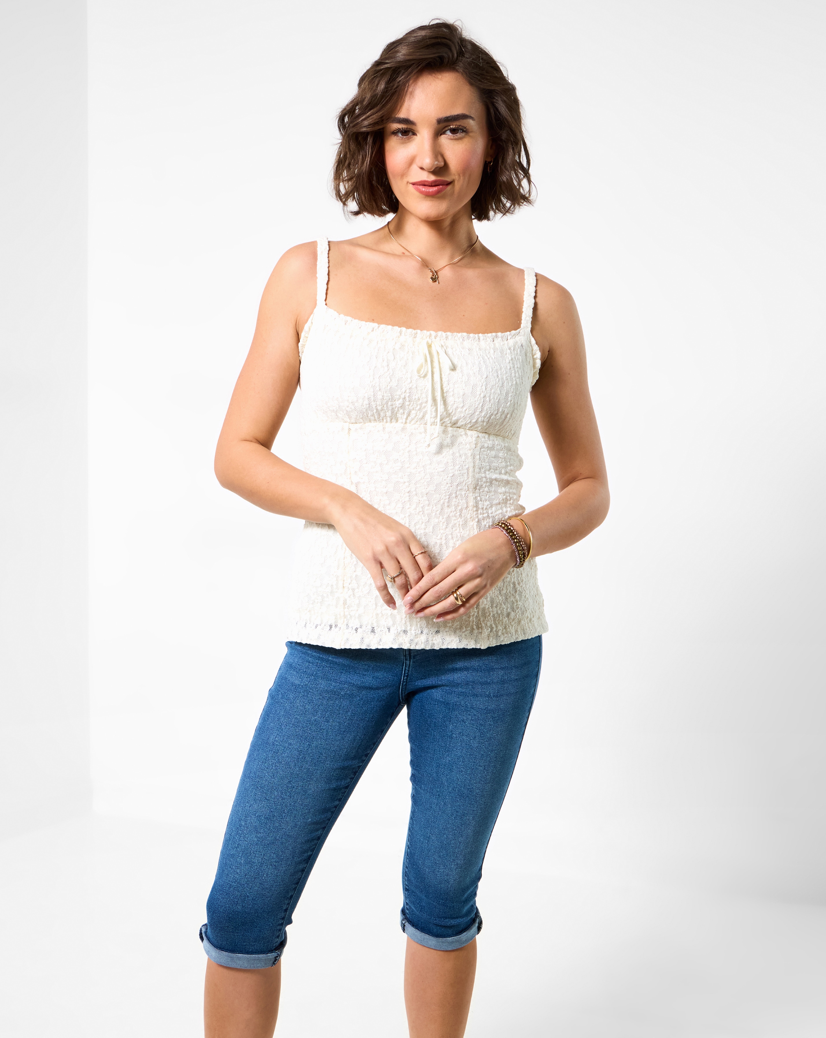 New In - Lexie Denim Capri Pants