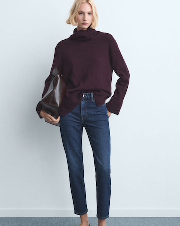 Mango Comfort High-Rise Crop Mom Jean