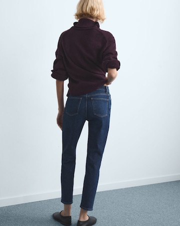 Mango Comfort High-Rise Crop Mom Jean