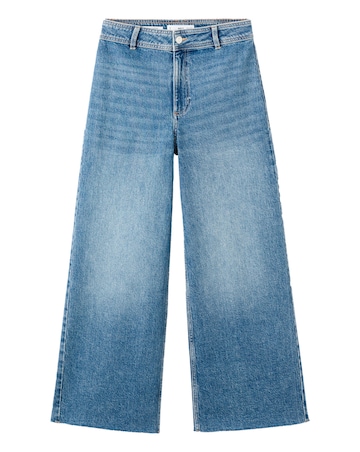 Mango High Waisted Culotte Jean