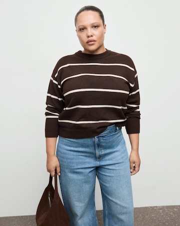 Mango High Waisted Culotte Jean