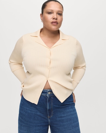 Mango High Waisted Culotte Jean