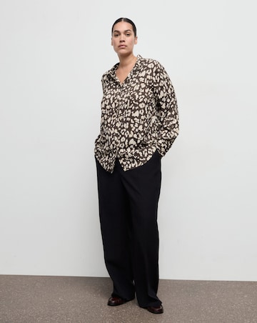 Mango Animal Print Shirt