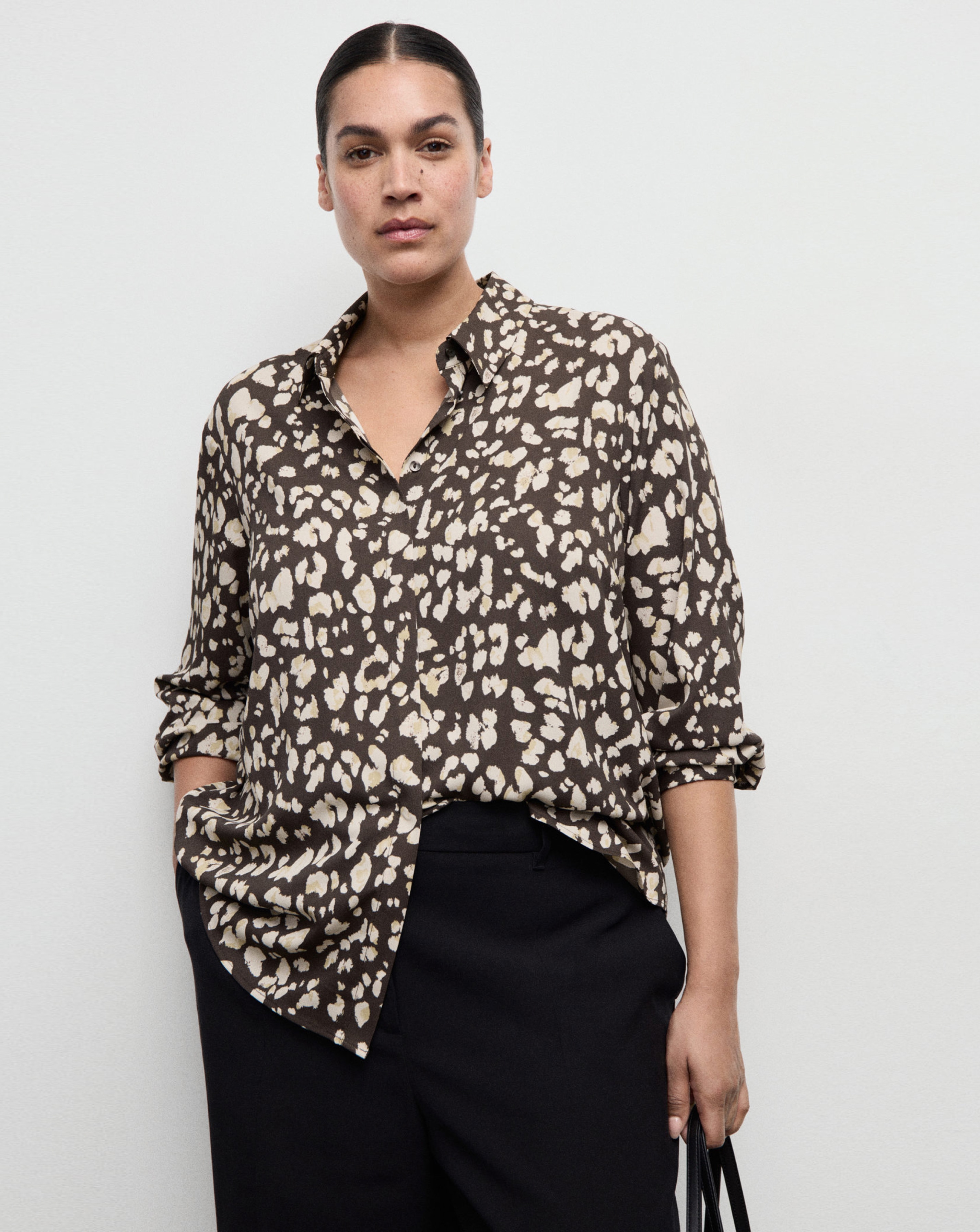 New In - Mango Animal Print Shirt