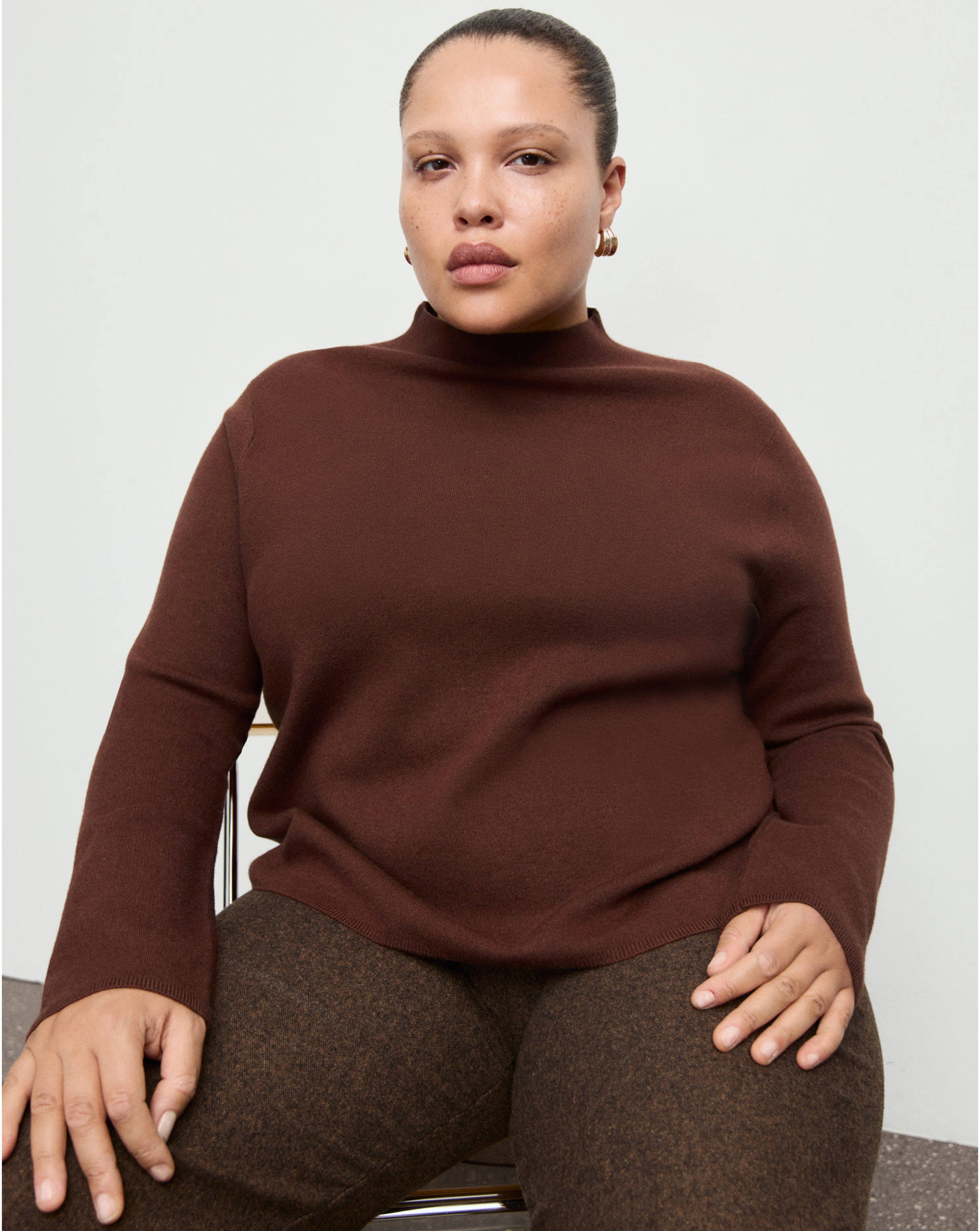 New In - Mango High Neck Sweater