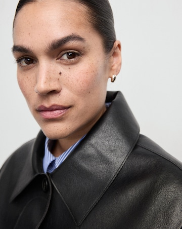 Mango Faux Leather Jacket