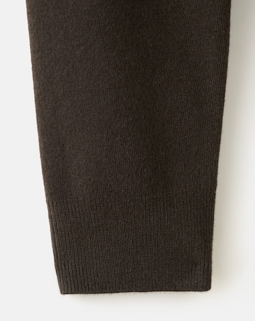 Mango Sweater With Denim Collar