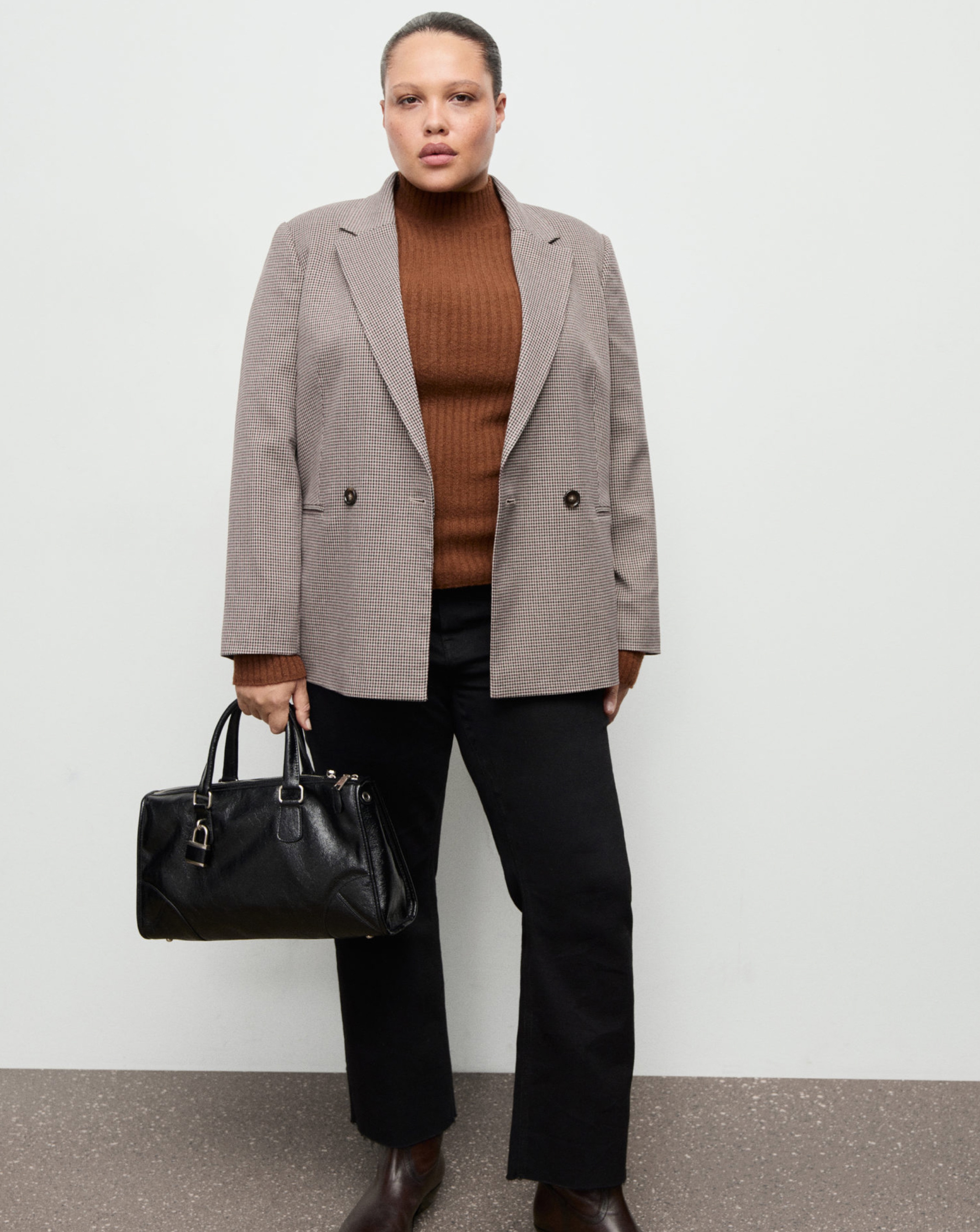 New In - Mango Houndstooth Blazer