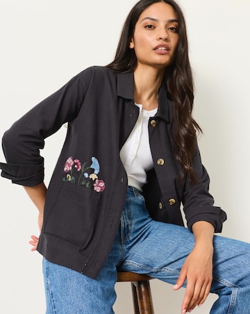 FatFace Embroidered Jacket