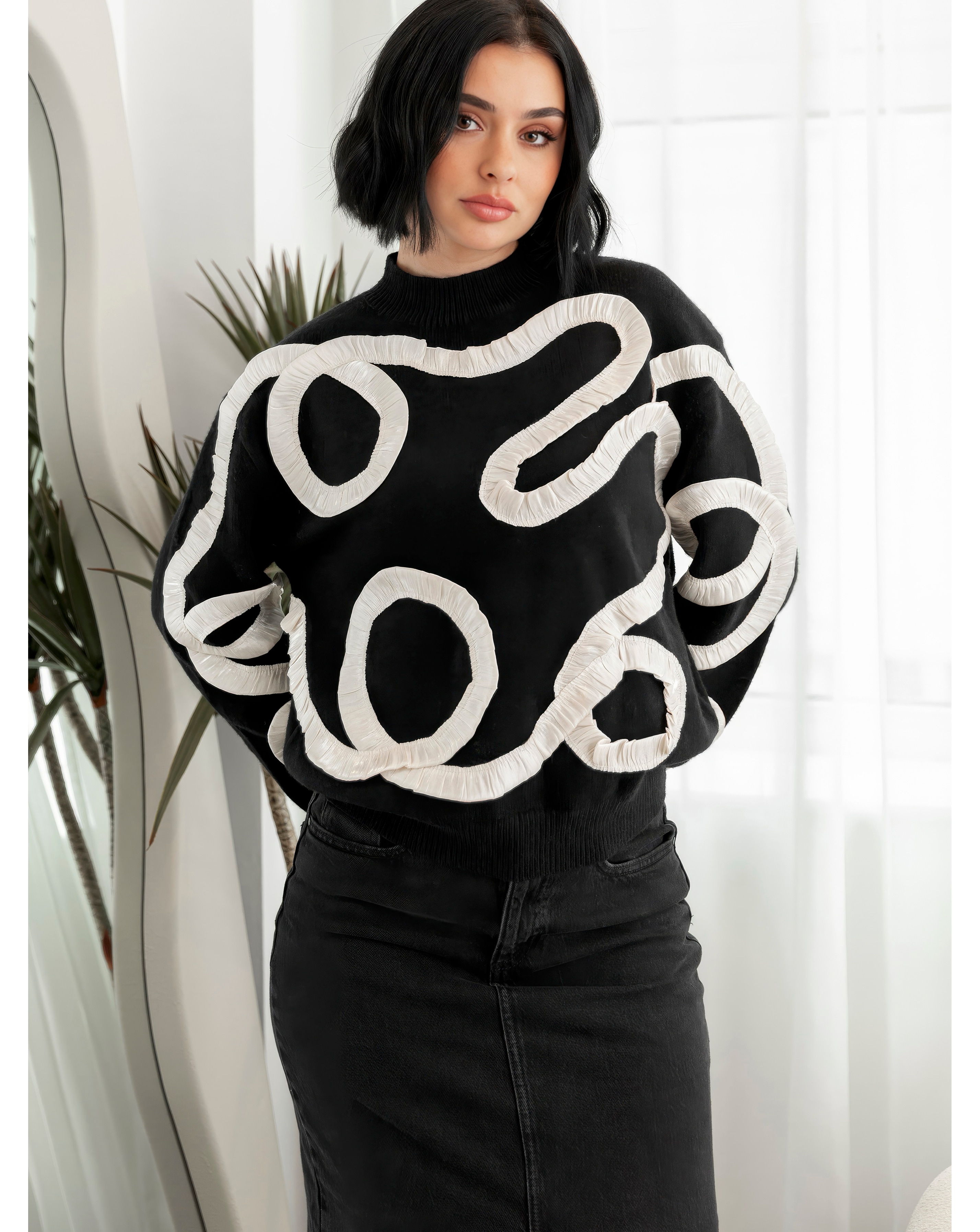 New In - Lovedrobe Black Jumper
