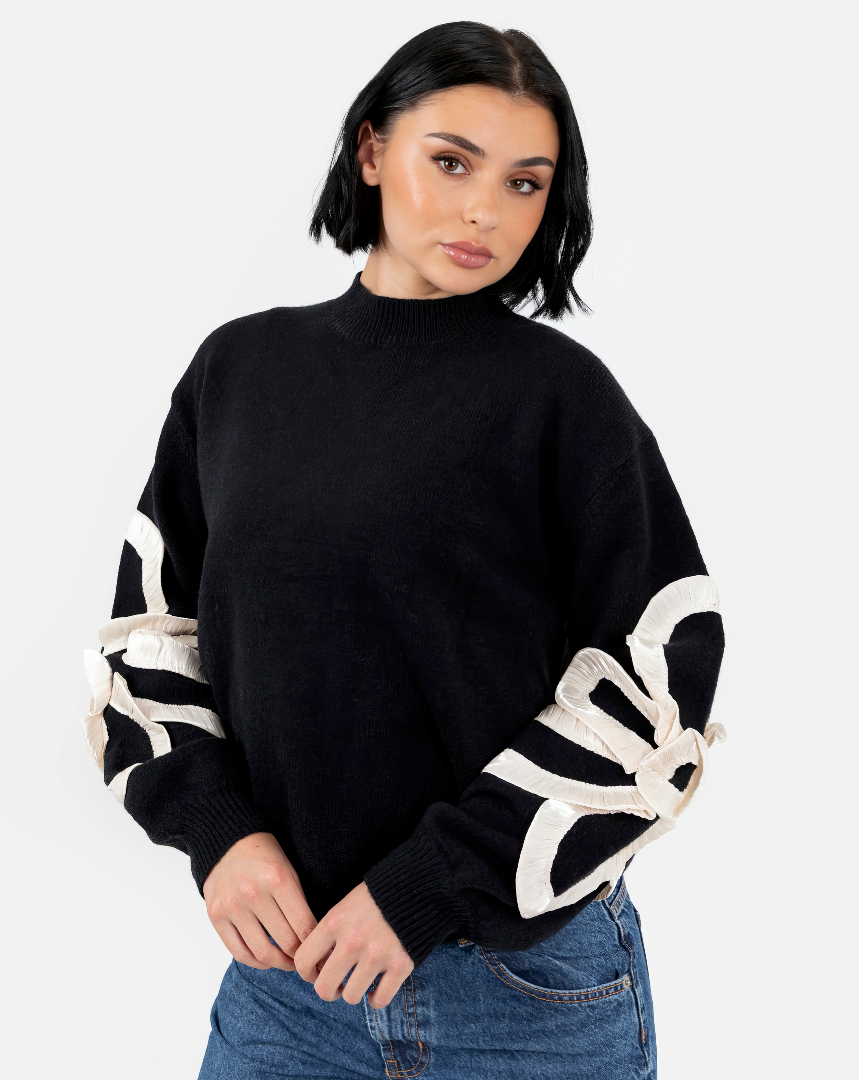 New In - Lovedrobe Black Jumper