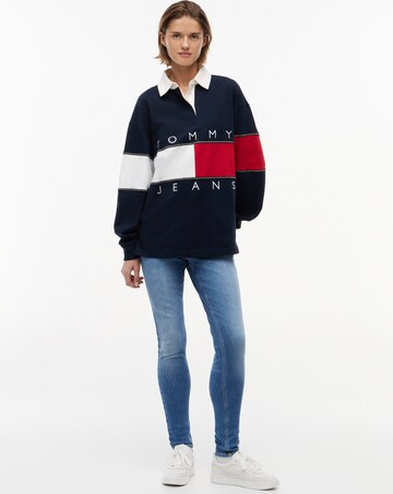 TOMMY JEANS FLAG RUGBY SWEATSHIRT