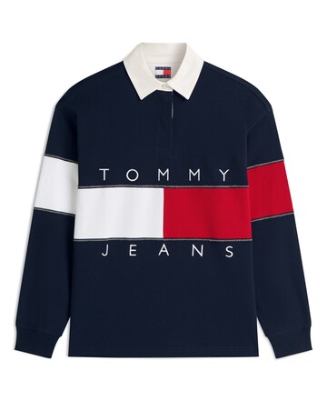 TOMMY JEANS FLAG RUGBY SWEATSHIRT