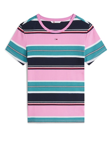 TOMMY JEANS SLIM ESSENTIAL RIB TEE