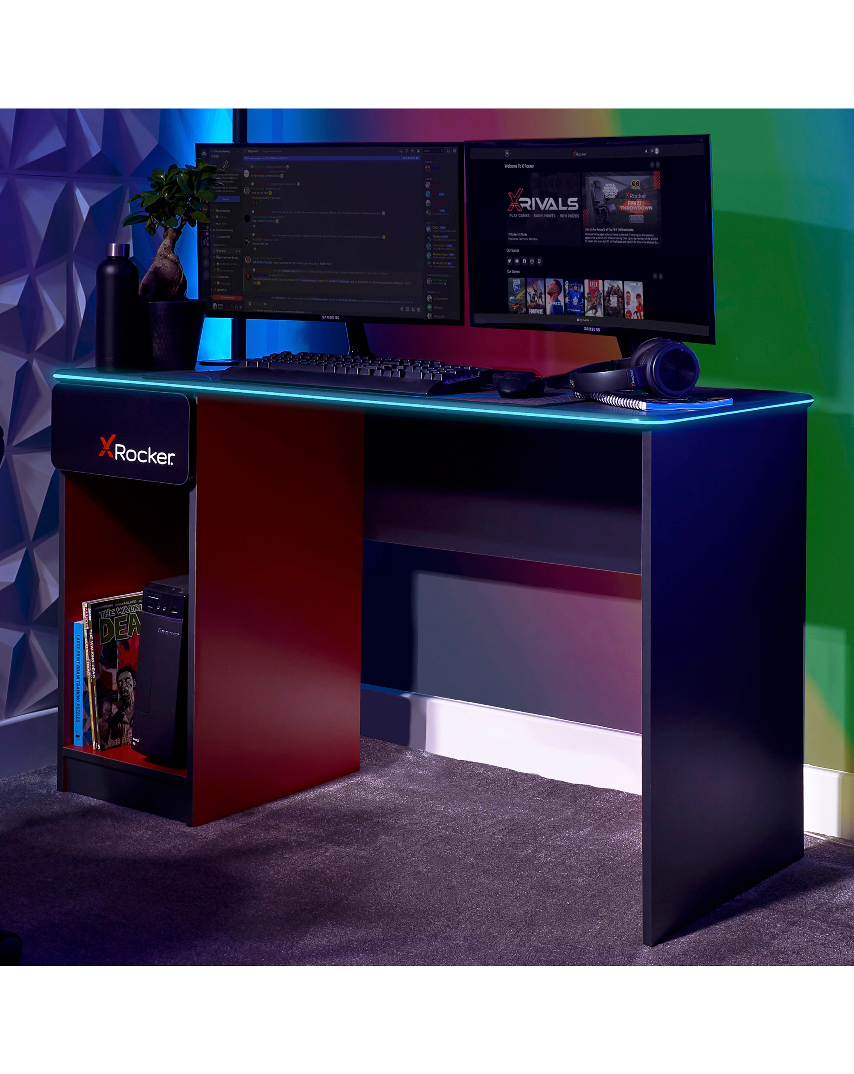 New In - X Rocker Carbon-Tek Desk