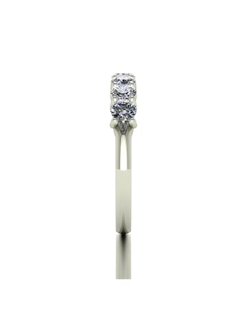 Moissanite 9ct White Gold 1ct total Eternity Ring