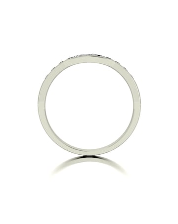 9ct Gold 11 Stone Moissanite Shaped Eternity Ring
