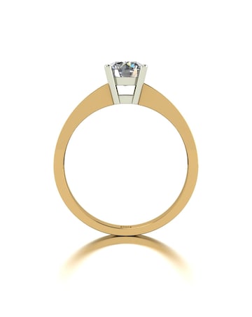 Lady Lynsey Moissanite 9ct Gold 1.00ct total Solitaire Ring