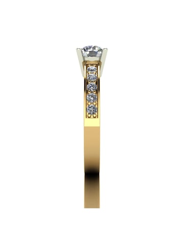 Lady Lynsey Moissanite 9ct Gold 1.00ct total Solitaire Ring