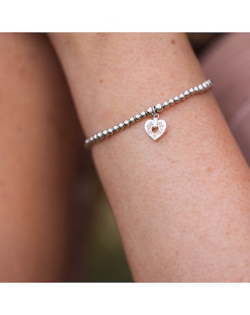 Clogau Cariad Sterling Silver Sparkle Affinity Bracelet with Topaz