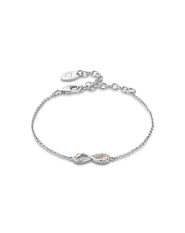 Clogau Tree of Life Sterling Silver Infinity Bracelet with Topaz