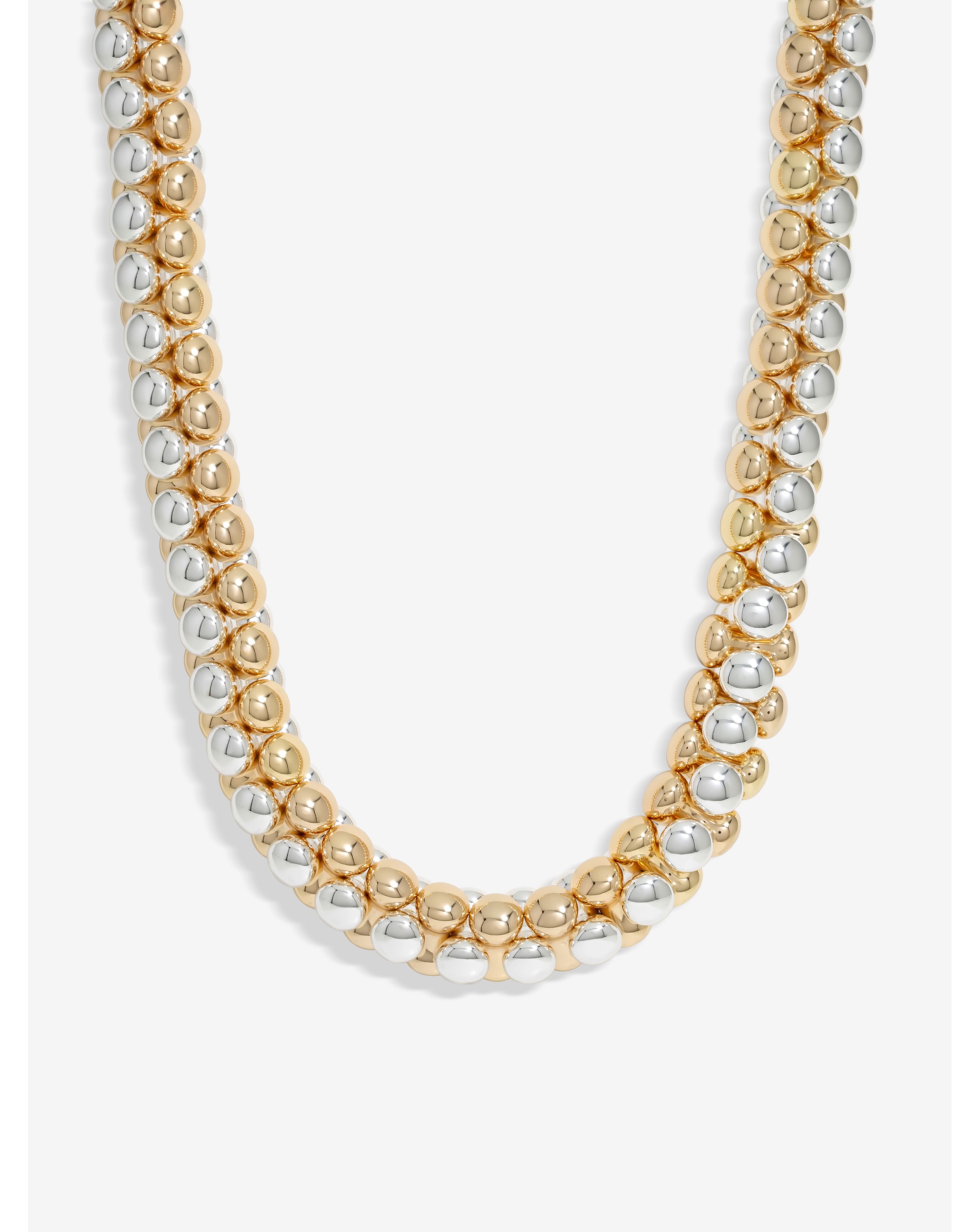 Mood Chunky 2 Tone Short Necklace