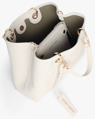 Emporio Armani Myea Cream Shopper Bag With Pouch