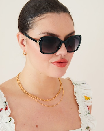 Accessorize Oversized Square Sunglasses