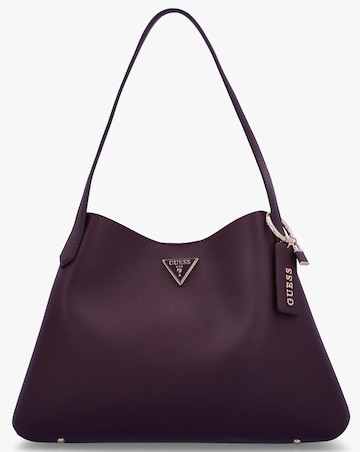 Guess Sora Girlfriend Burgundy Carryall Shoulder Bag