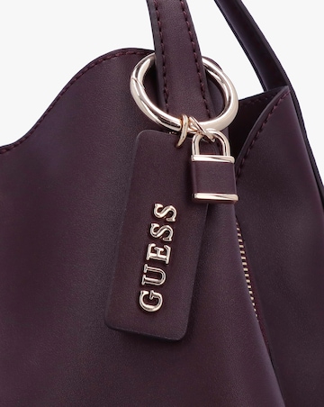 Guess Sora Girlfriend Burgundy Carryall Shoulder Bag