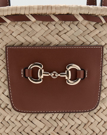 Mango Natural Fibre Crossbody Bag